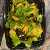 Cucumber saladd  at Meet Dumpling in San Diego