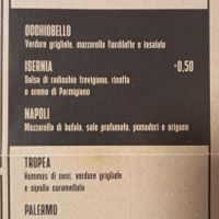 The four sandwiches in the bottom are vegan. at Fugassa in Bologna