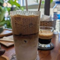 Vietnamese black coffee & white coffee at Dream Beans Coffee Roastery in Hanoi