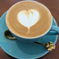 Caffe Latte at Dream Beans Coffee Roastery in Hanoi