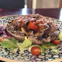 Portobello lettuce tomatoes   at La Casa de la Pasta in Acapulco