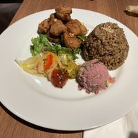 Veggie meat at Ko-So Cafe in Tokyo