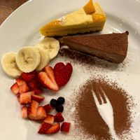 Raw cake plate at Ko-So Cafe in Tokyo