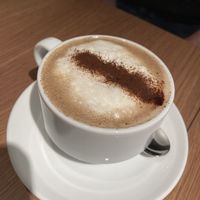 Brown rice tea latte  at Ko-So Cafe in Tokyo