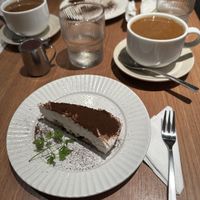 Tiramisu cake with soy milk coffee   at Ko-So Cafe in Tokyo