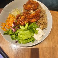 Chicken style rice at Ko-So Cafe in Tokyo