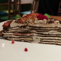 Buckwheat millefeuille at Ko-So Cafe in Tokyo