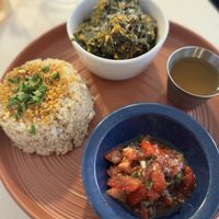 Deconstructed Lau lau  at Studio Cafe @ Yoga Under the Palms in Honolulu