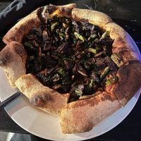 Vegan pizza (with seasonal veggies)  at The Raven's Nest in Lancaster