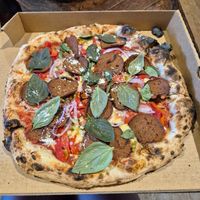 Vegan pepperoni pizza - large at Base Woodfired Pizza - Riverside in Christchurch