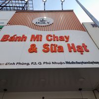 Main sign at Hoa Y Bánh mì chay in Ho Chi Minh City