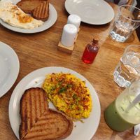 Akuri toast at The Cravin' Pantry in Mumbai