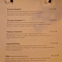 Menü - veganes Frühstück at Offsid3 in Regensburg