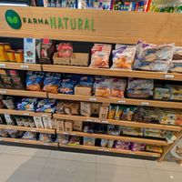Some vegan snacks in there at Farmashop 83 in Paysandu