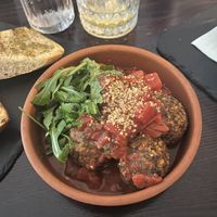 Quinoa Bean Balls  at The Fox and Faun in Edinburgh