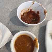 2 kinds of salsa   at Katrina's in Millcreek