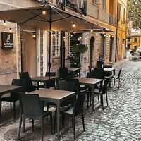 Terrace  at Antitesi in Frascati