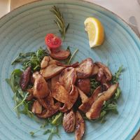 Grilled Mushrooms at Restavracija Brič in Koper
