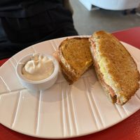 Sandwich with ham and cheese   at Vonuts in Wellington