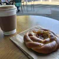 Rosquilla with apricot jam  at Forma Bakery in Oakland