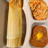 Tamale combo  at Shane's Tamales in Garden Grove