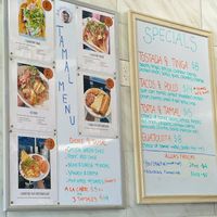 Menu: August 2025  at Shane's Tamales in Garden Grove