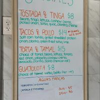 Specials menu at Shane's Tamales in Garden Grove