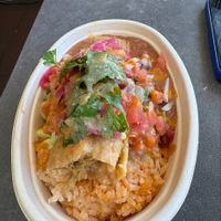 Chick/n BRT bowl at Shane's Tamales in Garden Grove