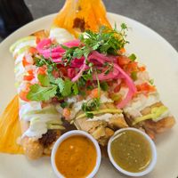 3 tamales boat at Shane's Tamales in Garden Grove