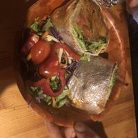 BBQ jackfruit sandwich   at All The Way Live in Philadelphia