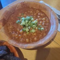 Chickpea chilli at All The Way Live in Philadelphia