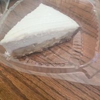 Raw baby coconut banana pie dessertt  at All The Way Live in Philadelphia