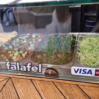 Hummus, salad, and other amazing options at Viva Falafel - Food Stall in London