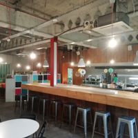 Current venue (temporary) at Sidney Street Cafe in Manchester