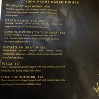 Dinner menu  at Seven Days  in Dennis