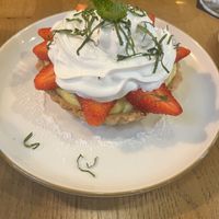 Erdbeertarte  at Kosmopoliet in Bruges