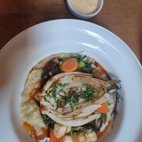 Stew with sea vegetables at Kosmopoliet in Bruges
