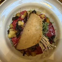 Pink risotto  at Kosmopoliet in Bruges