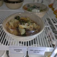 Vegetarian dish at Nomad Frutas Selectas in Barcelona