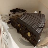 Hazelnut chocolate cake   at Earth Cafe @ Churchgate in Mumbai