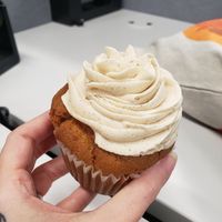 Vanilla cupcake at Queen City Cupcakes in Manchester