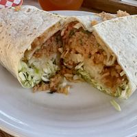 Potato burrito   at Joel's Mexican Food in Sandpoint