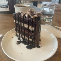 Vegan German Chocolate Cake  at Salt + Ash Beach House in Halifax