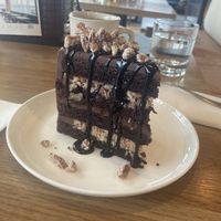 Vegan German Chocolate Cake  at Salt + Ash Beach House in Halifax