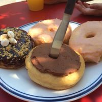 smores, earl grey, blood orange at Glory Doughnuts & Diner in Frederick