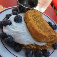 Lavender French Toast at Glory Doughnuts & Diner in Frederick