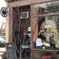 Glory Doughnuts storefront in January. at Glory Doughnuts & Diner in Frederick