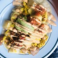 Huevos rancheros! at Glory Doughnuts & Diner in Frederick