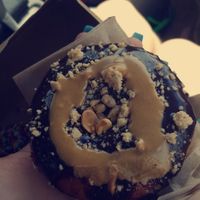 PB Chocolate Donut 😫 at Glory Doughnuts & Diner in Frederick
