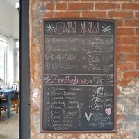 Some meat dishes are served, but there are plenty explicitly vegan or vegetarian options. at Umut Ev Yemekleri in Istanbul